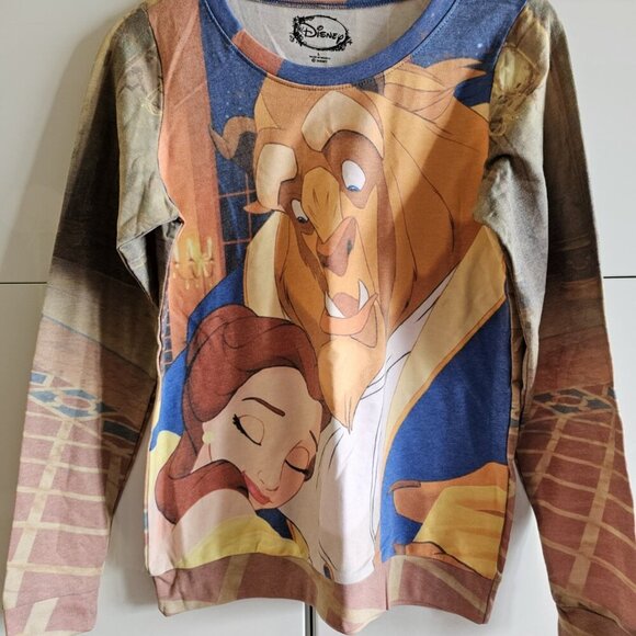Disney Beauty And The Beast Stained Glass T-Shirt - Picture 2 of 6